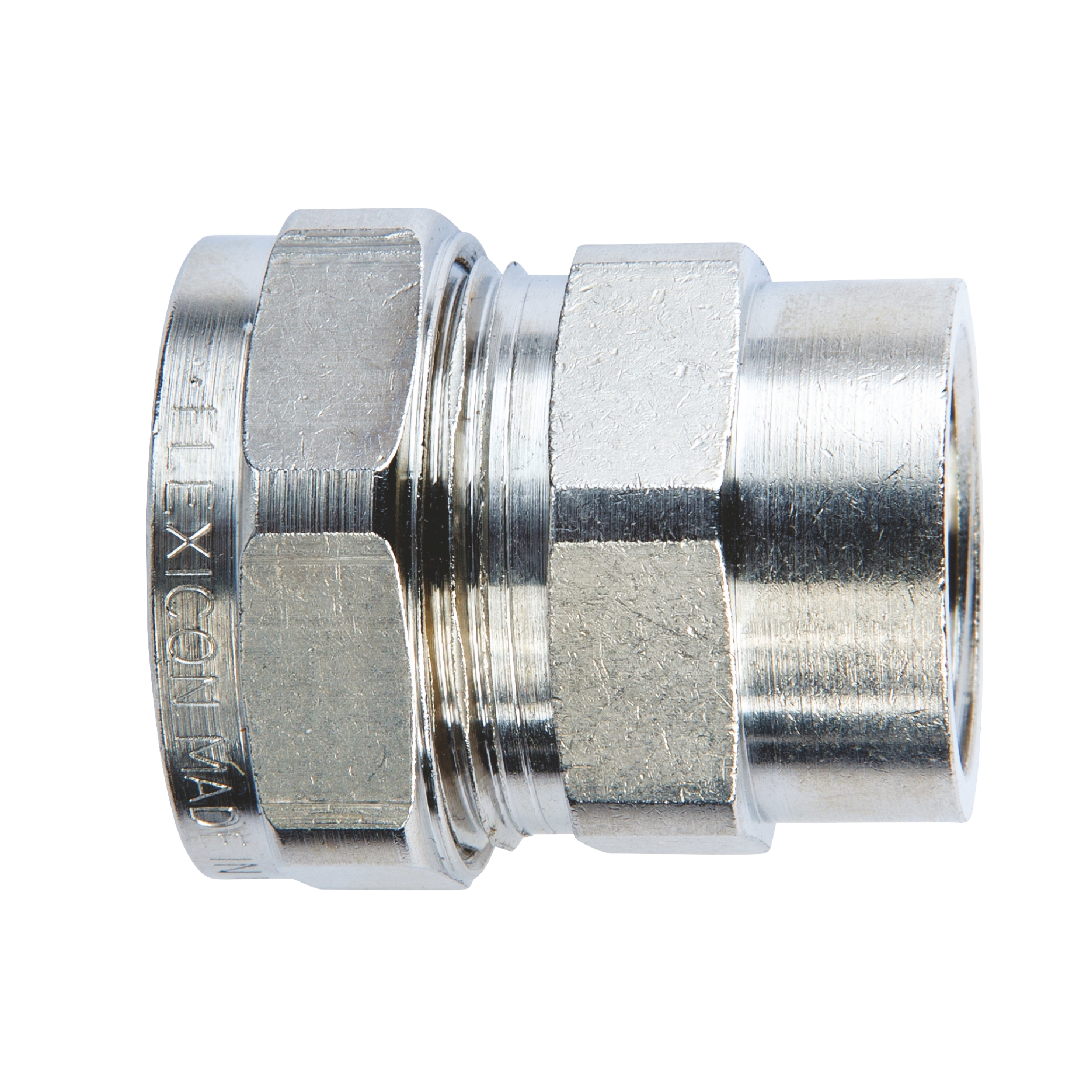 Flexicon LTP C F - Belső menetes nikkelezett sárgaréz csatlakozó.